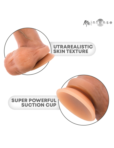 MR INTENSE - BRUCE XL SILICONE DILDO WITH TESTICLES 25.5 CM -Ø- 5.5 CM