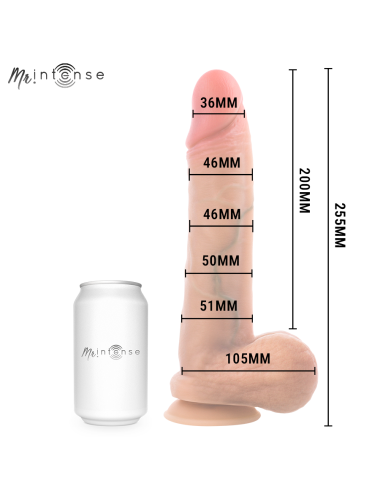 MR INTENSE - GARY XL ULTRA-REALISTIC SILICONE COCK WITH TESTICLES 25.5 CM -Ø- 5.1 CM