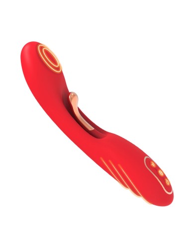 ARMONY - VIBRATOR WITH OSCILLATING TONGUE RED