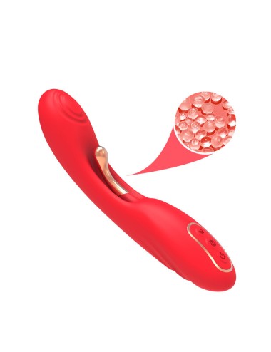 ARMONY - VIBRATOR WITH OSCILLATING TONGUE RED