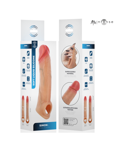 MR INTENSE - SIMON L SILICONE PENIS COVER 16 CM -Ø- 4.5 CM