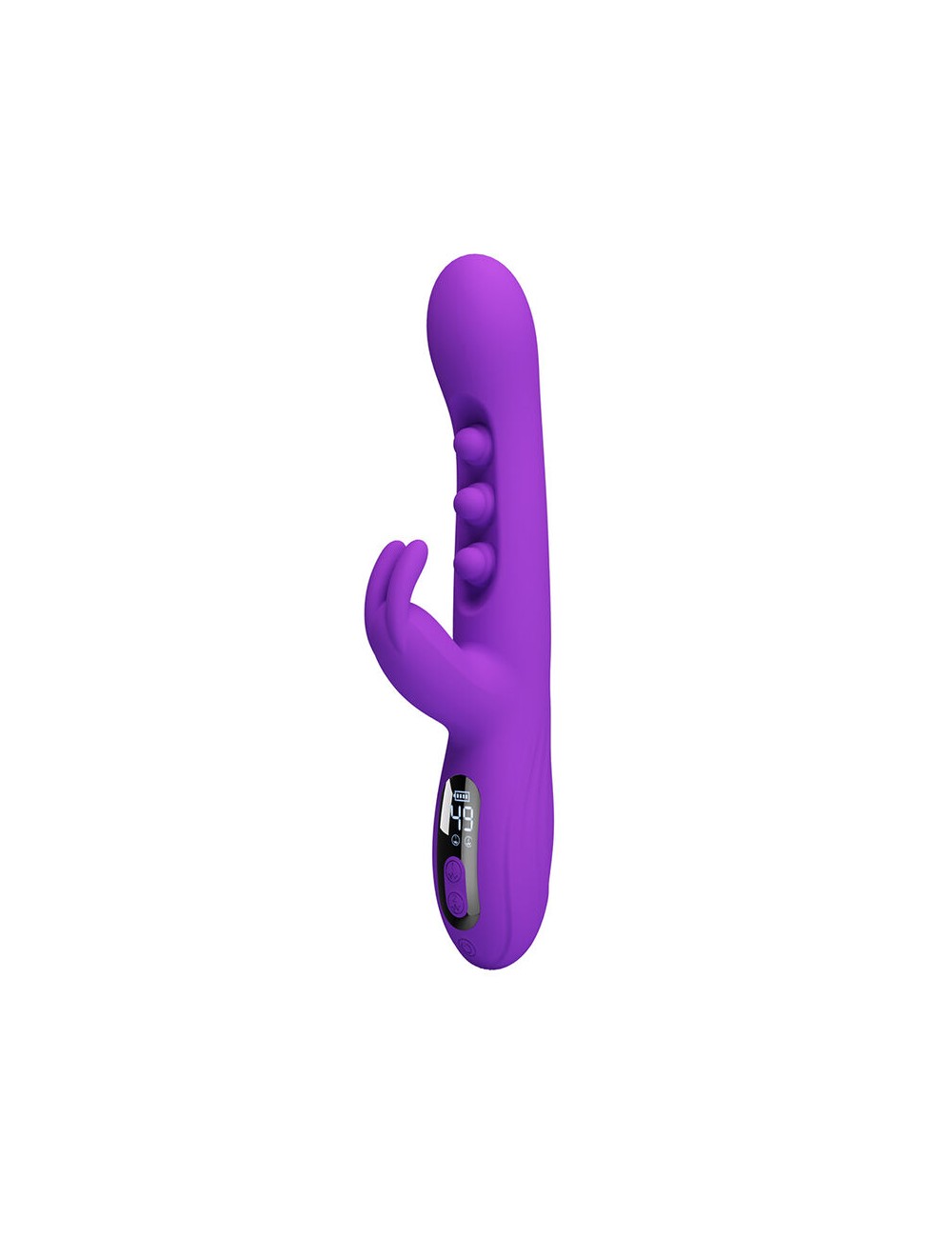 PRETTY LOVE - SABIEN RABBIT VIBRATOR WITH TAPPING STIMULATION AND PURPLE LED