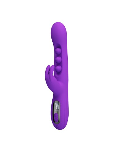 PRETTY LOVE - SABIEN RABBIT VIBRATOR WITH TAPPING STIMULATION AND PURPLE LED