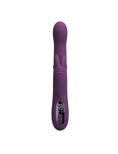 PRETTY LOVE - DEE MULTIFUNCTION RABBIT VIBRATOR OSCILLATING AND PERCUSSION PURPLE