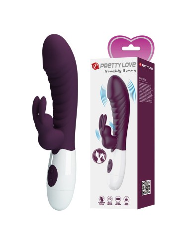 PRETTY LOVE - NAUGHTY BUNNY 30 FUNCTION RABBIT VIBRATOR PURPLE