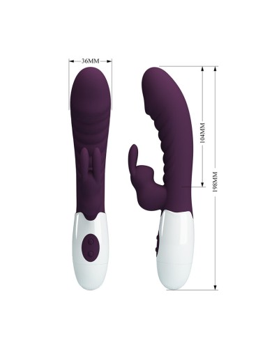 PRETTY LOVE - NAUGHTY BUNNY 30 FUNCTION RABBIT VIBRATOR PURPLE