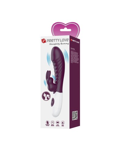 PRETTY LOVE - NAUGHTY BUNNY 30 FUNCTION RABBIT VIBRATOR PURPLE