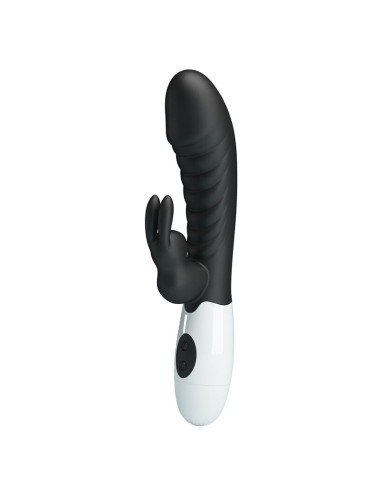 PRETTY LOVE - NAUGHTY BUNNY 30 FUNCTION RABBIT VIBRATOR BLACK
