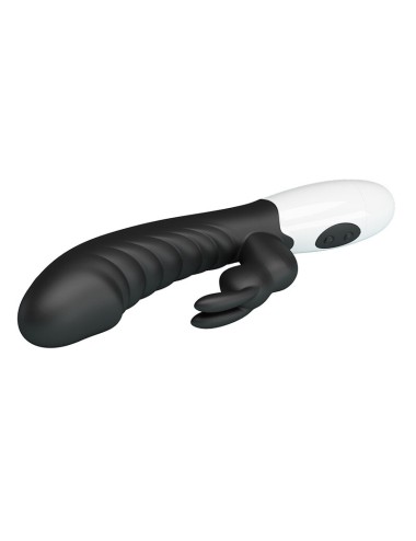 PRETTY LOVE - NAUGHTY BUNNY 30 FUNCTION RABBIT VIBRATOR BLACK