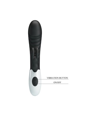 PRETTY LOVE - NAUGHTY BUNNY 30 FUNCTION RABBIT VIBRATOR BLACK