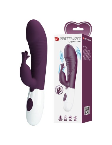 PRETTY LOVE - ROGUE MUSE 30 FUNCTION RABBIT VIBRATOR PURPLE