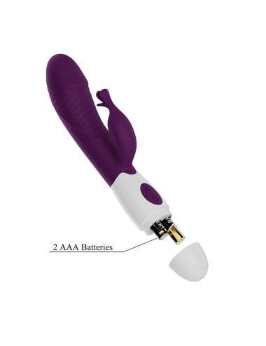 PRETTY LOVE - ROGUE MUSE 30 FUNCTION RABBIT VIBRATOR PURPLE