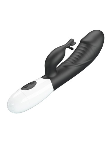 PRETTY LOVE - RASMUSSEN 30 FUNCTION RABBIT VIBRATOR BLACK