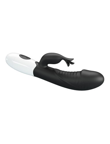 PRETTY LOVE - RASMUSSEN 30 FUNCTION RABBIT VIBRATOR BLACK