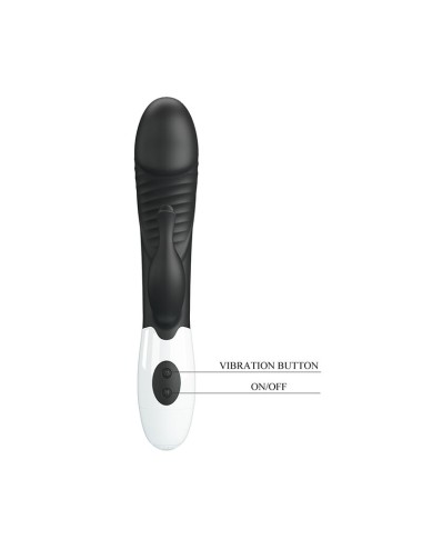 PRETTY LOVE - RASMUSSEN 30 FUNCTION RABBIT VIBRATOR BLACK