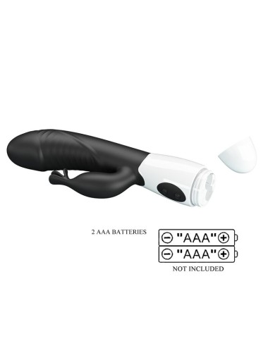 PRETTY LOVE - RASMUSSEN 30 FUNCTION RABBIT VIBRATOR BLACK