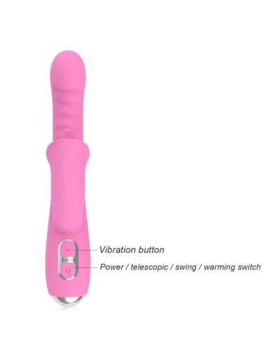 NALONE - T-MAY RABBIT VIBRATOR WITH PUSH AND OSCILLATING MOTION