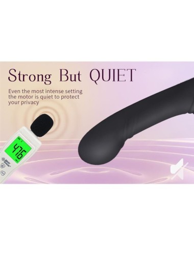 NALONE - ALLOW DUAL VIBE WITH ROTATION AND THRUSTING BLACK