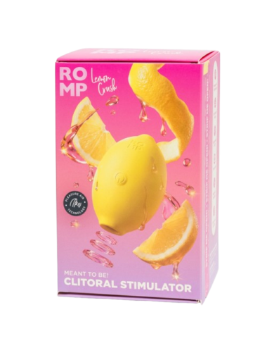 ROMP - LEMON CRUSH PLEASURE AIR CLITORAL STIMULATOR YELLOW