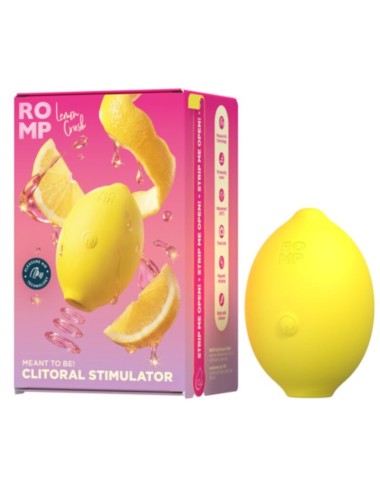 ROMP - LEMON CRUSH PLEASURE AIR CLITORAL STIMULATOR YELLOW