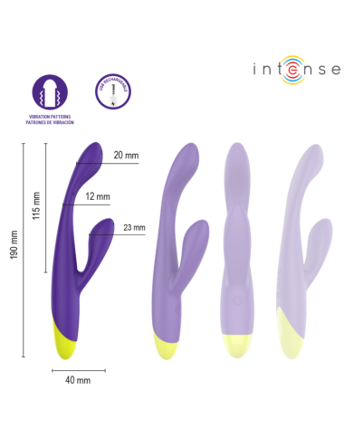INTENSE - PAOLO RECHARGEABLE RABBIT STIMULATOR FOR G-SPOT AND CLITORIS