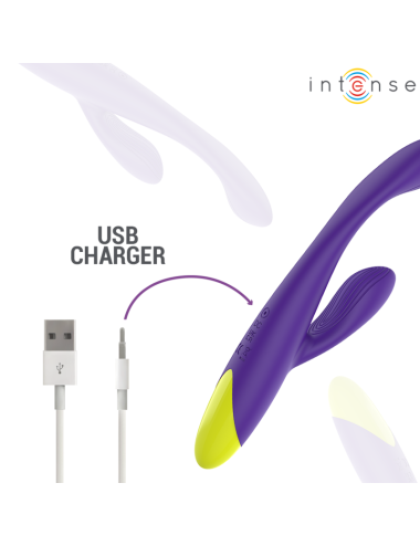 INTENSE - PAOLO RECHARGEABLE RABBIT STIMULATOR FOR G-SPOT AND CLITORIS