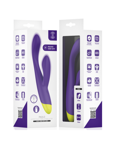 INTENSE - PAOLO RECHARGEABLE RABBIT STIMULATOR FOR G-SPOT AND CLITORIS