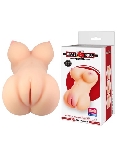 CRAZY BULL - METTE REALISTIC ASS AND VAGINA MASTURBATOR FLESH