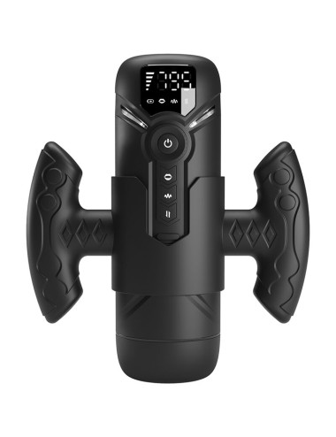 PRETTY LOVE - AETOLA MULTIFUNCTION AUTOMATIC MASTURBATOR WITH HANDLE BLACK