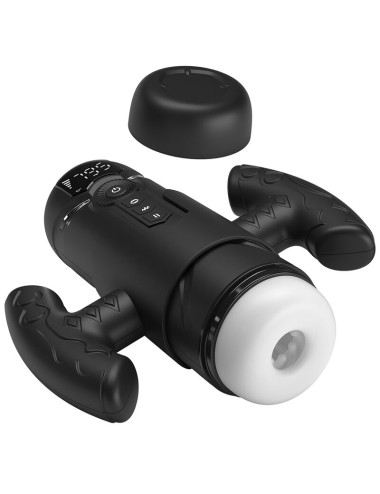 PRETTY LOVE - AETOLA MULTIFUNCTION AUTOMATIC MASTURBATOR WITH HANDLE BLACK