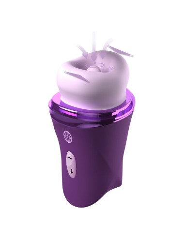 FANTASY FOR HER - LUSH KISS PLUSH PURPLE SUCTION & LICKING CLITORAL STIMULATOR