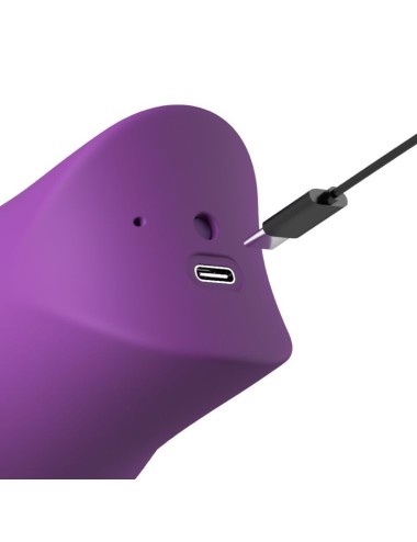 FANTASY FOR HER - LUSH KISS PLUSH PURPLE SUCTION & LICKING CLITORAL STIMULATOR