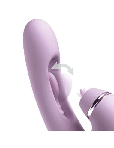 FANTASY FOR HER - G-TOUCH PULSE PRO PURPLE G-SPOT & CLITORAL RABBIT VIBRATOR
