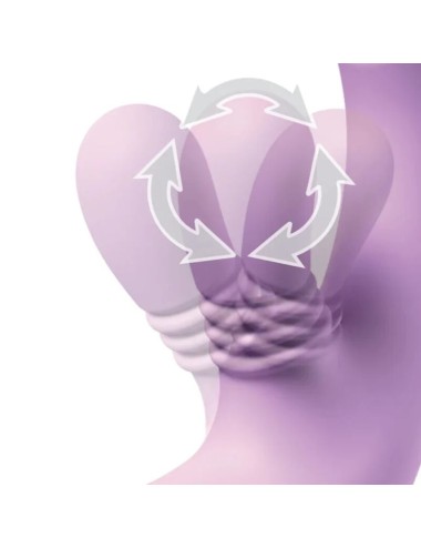 FANTASY FOR HER - INTIMOTION FLUTTER PRO PURPLE G-SPOT & CLITORAL RABBIT VIBRATOR