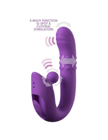 FANTASY FOR HER - HARMONI PRO PURPLE G-SPOT & CLITORAL RABBIT VIBRATOR