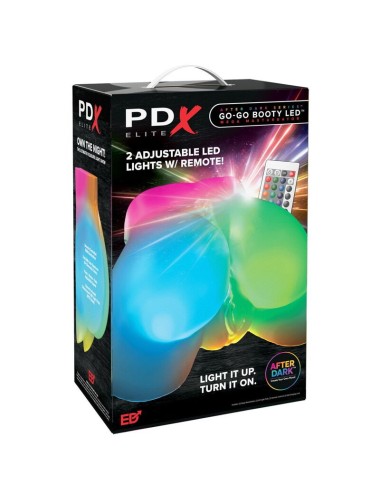 PDX ELITE - GO-GO BOOTY LED MEGA ILLUMINATED MALE MASTURBATOR
