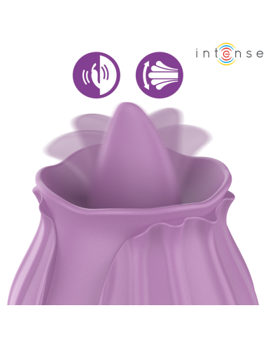 INTENSE - AZALEA FLOWER CLIT STIMULATING 10 VIBRATIONS PURPLE