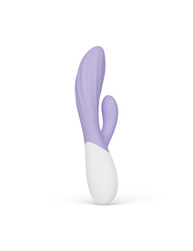 LELO - INA TWIST DOUBLE VIBRATOR RABBIT FOR G-SPOT AND CLITORIS LAVENDER