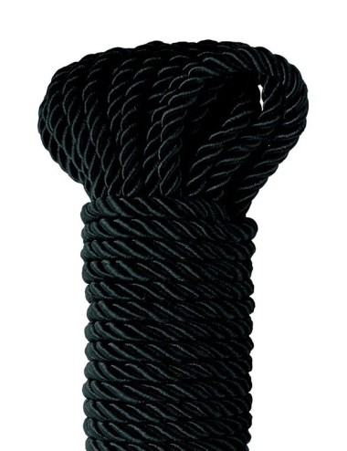 FETISH FANTASY SERIES - BLACK DELUXE SILK ROPE 9.75 M