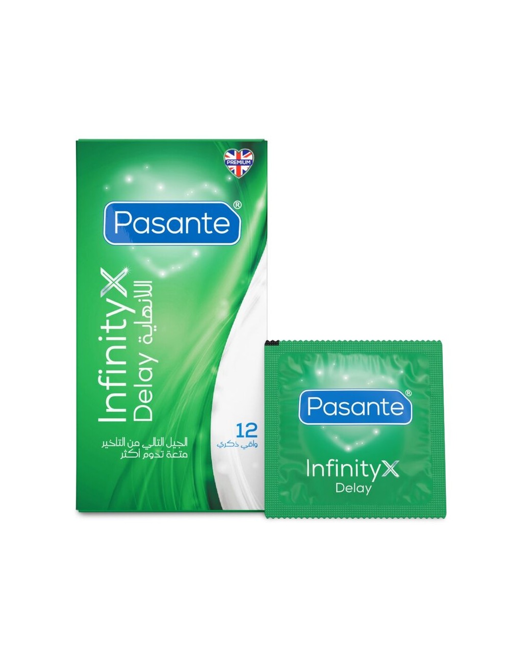 PASANTE - DELAY INFINITY CONDOMS 12 UNITS