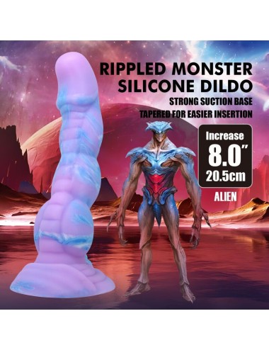 POWER MONSTERS - ALIEN FANTASY SILICONE DILDO 20.5 CM Ø 4.8 CM