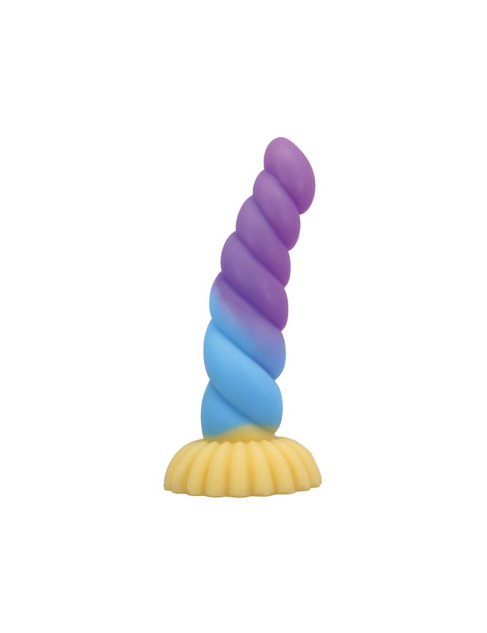 POWER MONSTERS - UNICORN TRICOLOR FANTASY SILICONE DILDO 22 CM Ø 5 CM