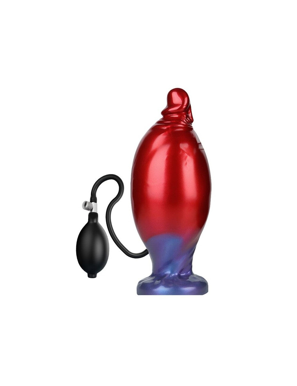 POWER MONSTERS - SHADOW BEHEMOTH BICOLOR INFLATABLE FANTASY SILICONE DILDO 22 CM Ø 5 CM