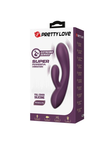 PRETTY LOVE - ROSOLYN RECHARGEABLE RABBIT VIBRATOR 10 FUNCTIONS