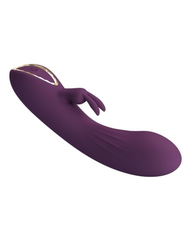 PRETTY LOVE - LANDYN RECHARGEABLE RABBIT VIBRATOR 10 FUNCTIONS PURPLE