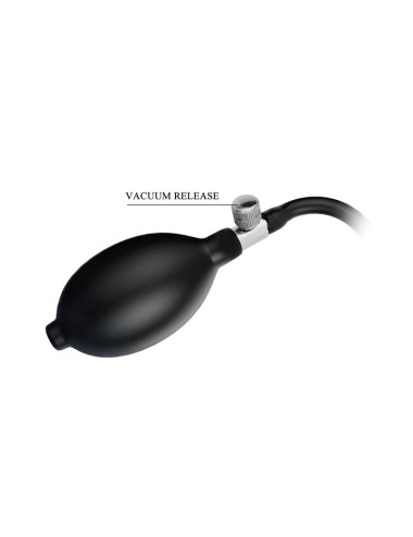POWER MONSTERS - EBON LEVIATHAN TRICOLOR INFLATABLE FANTASY ANAL PLUG 18 CM