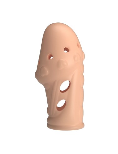PRETTY LOVE - SOCKER TEXTURED PENIS SLEEVE NATURAL