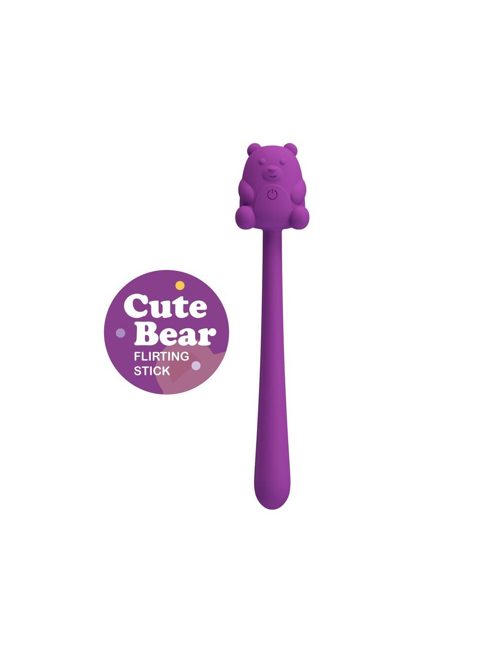 PRETTY LOVE - CUTE BEAR FLIRTING STICK RECHARGEABLE VIBRATOR