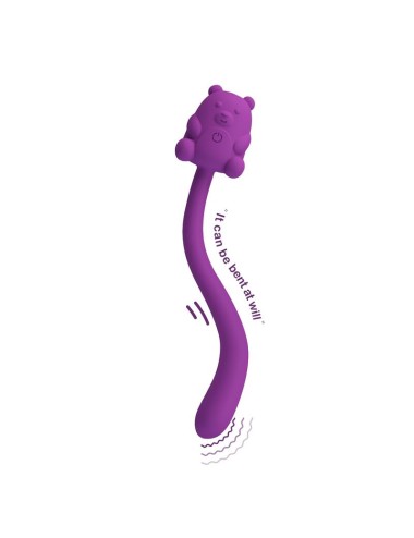 PRETTY LOVE - CUTE BEAR FLIRTING STICK RECHARGEABLE VIBRATOR