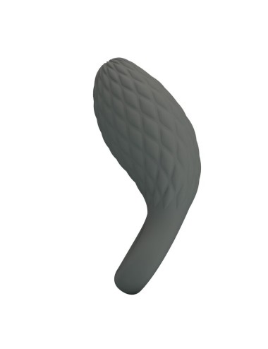 PRETTY LOVE - RECHARGEABLE TEXTURED VIBRATING RING WITH STIMULATOR